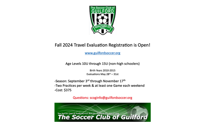 Fall Travel Evaluations!
